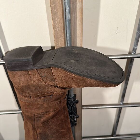 Suede and leather boot size 7 In good condition - Picture 6 of 7